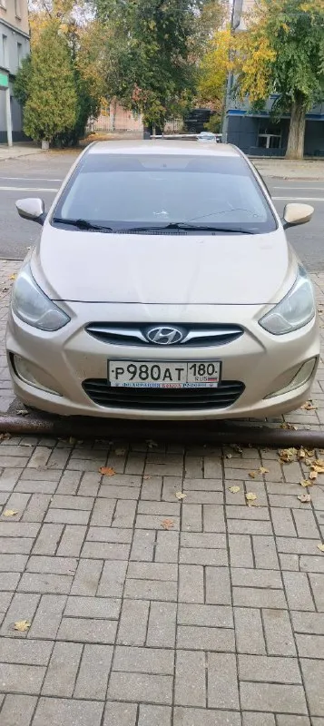 Хёндай солярис 2011г. 1,4 механика пробег 215 тысяч км покоцаные бампера донецк - путиловка цена:650... - фотография