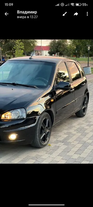 Продаётся автомобиль ваз kalina sport 2012 года три хозяина шестнадцати клапанный мотор навигациия к... - фотография