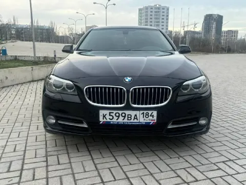 🏆 bmw 520i f11 🏆 🥇рестайлинг 🥇 🤾🏻‍♂️год 2014🤸‍♀️ 🚴пробег 160т, км 🚴 ⛽️бензин🐎 🎰акпп🎰 💺салон черная к... - фотография