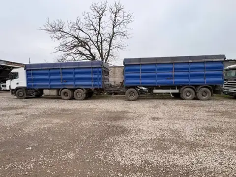 Продаётся зерновоз скания 380 r114 2002 г. В.
✔ Полностью рабочий автомобиль + трёхосный прицеп, кон... - фотография