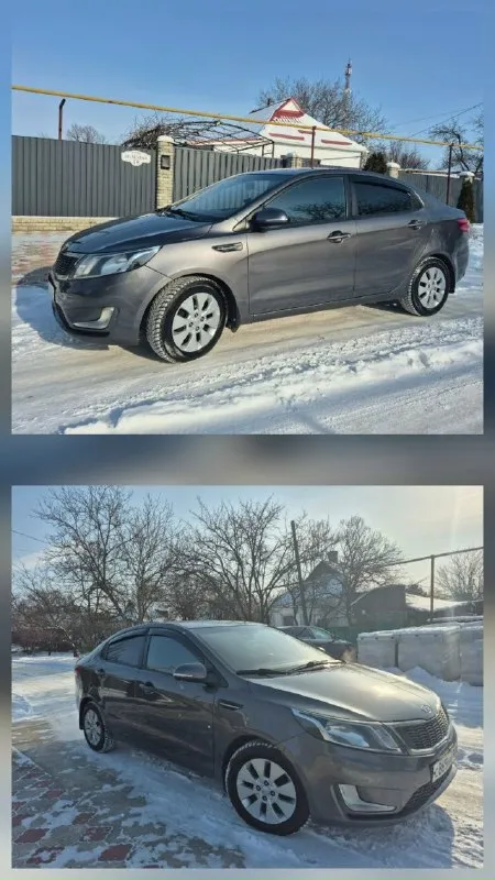 Продам kia rio 2012 года с надёжным двигателем 1.6 и коробкой автомт asin с родным потвержденым проб... - фотография