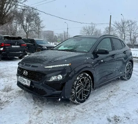 Hyundai kona n line год : 2022 месяц 11 двигатель : 1.6 турбо бензин⛽️ лошадиных сил: 195 🚀 привод :... - фотография