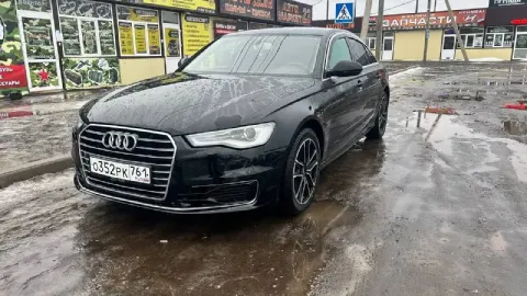 Audi a6 2015 год рестайлинг 1,8 tsi автомат gtronic 7 кожа подогревы климат пробег 200 тыс оригинал!... - фотография