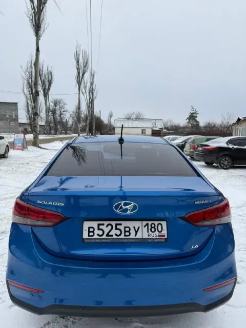 Продам hyunday solaris 2018г. в 1.6, автомат, 91 000км b родном окрасе! на климате, хорошая комплект... - фотография