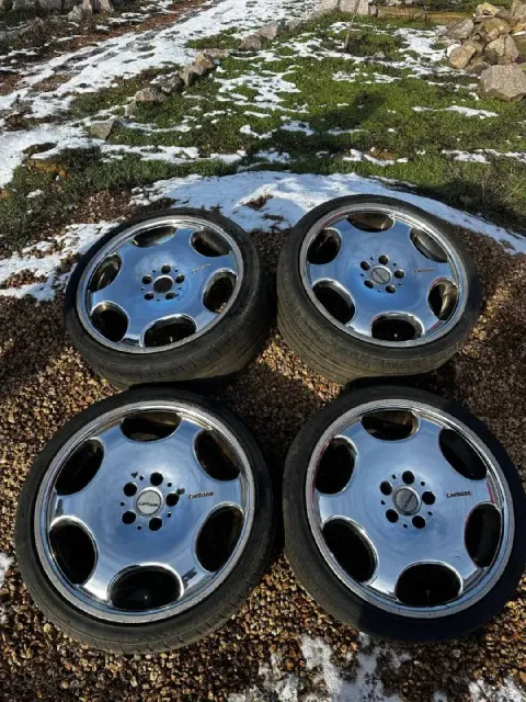 Продам кованные диски carlsson 8.50jx19h2 et40 5x112 диски сделаны в германии, стояли на мерседесе c... - фотография