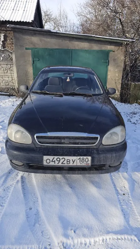 Продам chevrolet ланос 2007 г. В с родным пробегом 208000км, я второй хозяин за всё время, птс родно... - фотография