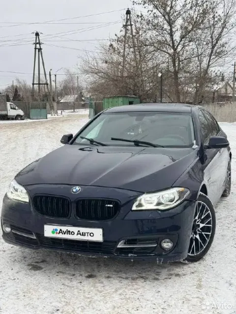 Bmw 5 серия 2.0 ат, 2013, 257 000 км стоит прошивка stage фары от эмки задний бампер также от эмки р... - фотография