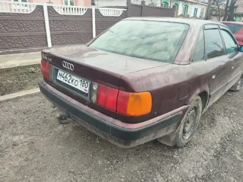 Продам audi 100с4 91г. двигатель 2.0 aad переделана на карбюратор солекс. фаркоп и вписаны. я хозяин... - фотография
