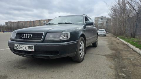 Продам audi 100 c4 на легендарном quattro приводе. мотор 2.8, мощный v6 просто шепчет под капотом. с... - фотография
