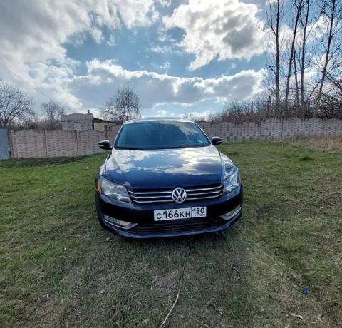 Volkswagen passat 1.8 амт 2015 года aвтомобиль в идеальном состоянии кузов без дeфектoв. ходовaя чac... - фотография