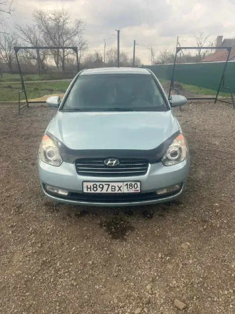 Продам hyundai accent 2007 года. машина в хорошем состоянии делать ничего не нужно. двигатель 1.4 16... - фотография