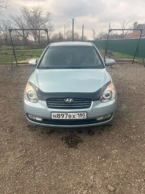 Продам хундай accent 2007 года. машина в хорошем состоянии делать ничего не нужно. двигатель 1.4 16v... - фотография