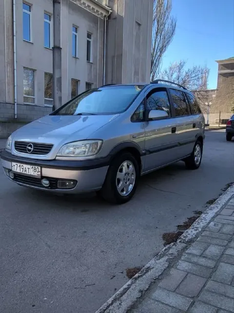 Opel зафира opel zafira 1.8 16v 2003 г. в. хорошее состояние авто. пригнана в 2018 году в донецк, од... - фотография
