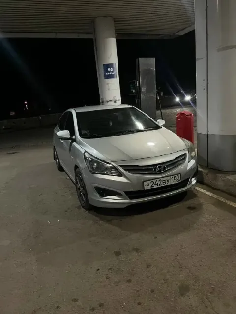 Продам или обменяю hyundai солярис 1(рестайлинг) 2014 год акпп 6-ка пробег 170000 родной автотека зе... - фотография