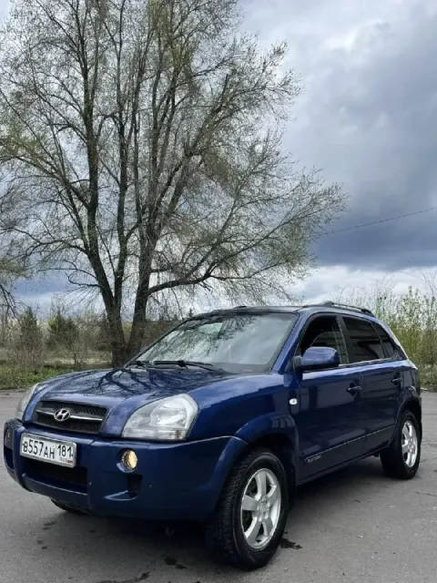 Hyundai tucson весь в заводском окрасе все остекление заводское 1 совбственик пробег :190,000( родно... - фотография