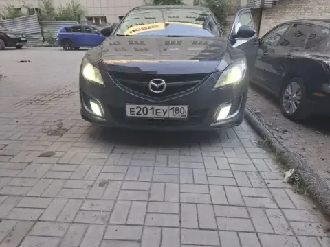 Мазда 6 2007, автомат, газ-бензин, нюансы по лкп, не знаю что писать, каждый день до сотни км, поджо... - фотография