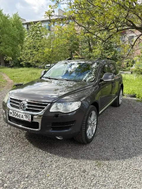 Продаю свою машину volkswagen туарег 2008г/в ; 3.6 бензин;199000тыс пробег, родной. машина на ходу(с... - фотография