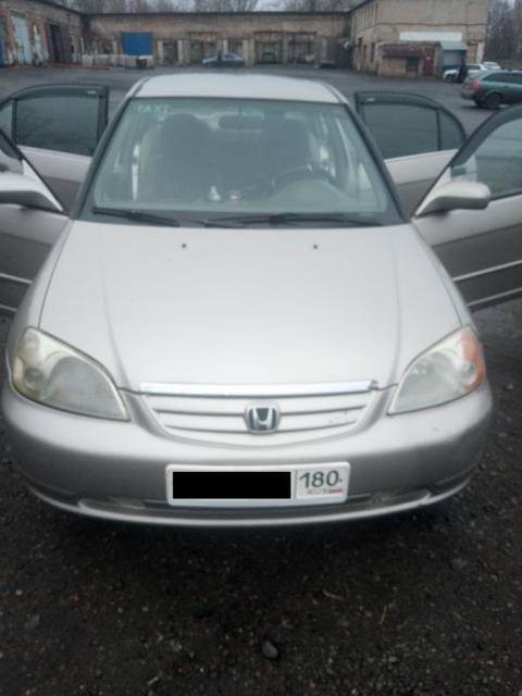 Продам honda civic 2002 год. об. 1,7. 115 л. с. коробка автомат работает отлично, бензин - газ зарег... - фотография
