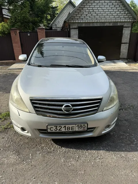 Nissan teana 2010 г. 3.5 249 лс бензин, вариатор пробег 186 000 км -кожаный салон, панорамная крыша,... - фотография