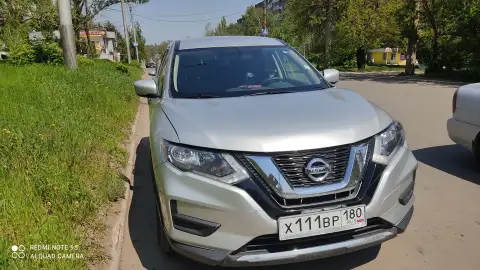 Nissan rogue пр-во usa 2017 г. В. , серый (серебро), универсал, пробег 115000 миль, салон – текстиль... - фотография