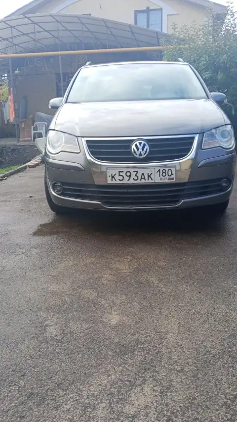 Volkswagen touran рест 7 мест 2008г 1,9 тди (105 л с) дизель, механика, передний, двс кап рем, новые... - фотография