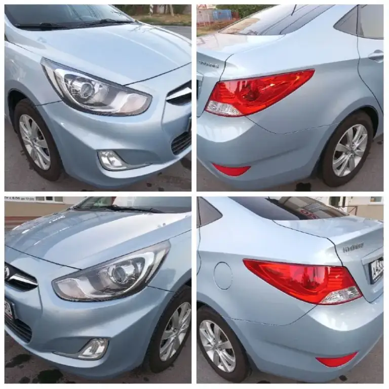 Продаю hyundai solaris 2012 год

Не битый и не крашенный. Собственник.
Двигатель 1.6 бензин(грм цепной)
Кпп - механическая 5 ступеней(без хрустов и вылетов)
По технике на твёрдую 5
В такси не работал(100%)
Хорошая комплектация :мульти руль, кондиционер,4 эсп, подогревы передних сидений, туманки, обогрев зоны дворников,2 ключа и 2 брелка сигнализации с автозапуском(удобно в холодное время года, камера заднего вида.
Масло менялось каждые 8000 км (от замены до замены вообще не берет)
Салон в отличном состоянии.
Ходовая часть на отлично, не чего не гремит и не стучит.
Полное переоформление в мрэо с моим присутствием.

Цена 845000 руб

Обоснованый торг только у капота(по телефону не торгуюсь)

Номер для связи: +79494386990 - фотография - 9