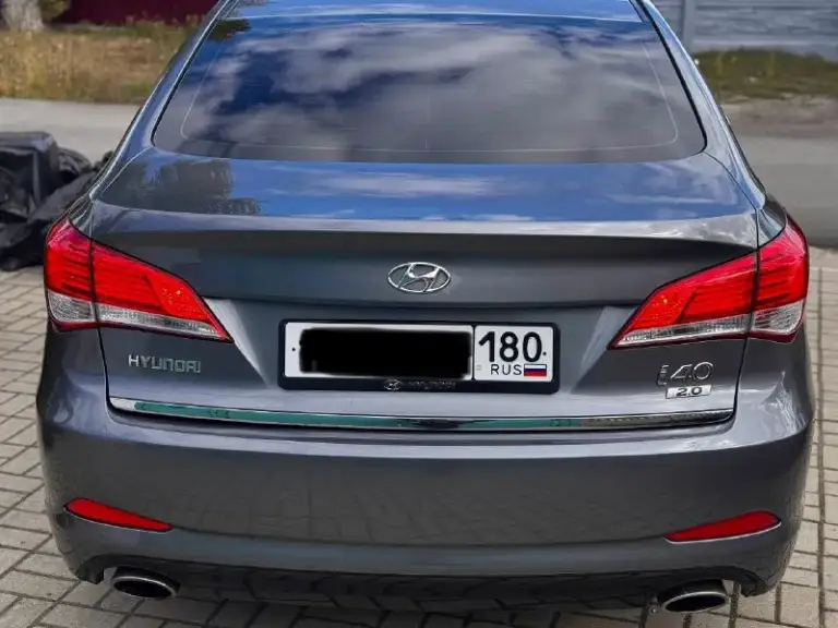 Hyundai i40 2014 г.
Двигатель 2.0 150.лс бензин. 168 000 км родной её пробег.
Автомат 6 ступенчатый.
Продаю свою машину!
Состояние отличное для своих лет.
Гаражное и бережное хранение.
Полностью вся обслужена все наряды
Самая полная максимальная комплектация.
2 Комплекта ключей, сервисные книжки.
Подогрев сидений, двухзонный климат контроль. Подогрев руля круизконтроль.
Электронный ручник, лепестки на руле. Спорт режим.
Полный электропакет.
Адаптация освещения фар. Мультируль.
Двигатель 2.0 атмосфера бензин.
Коробка передач автомат обычный.
Очень удобный экономный все работает.
Корейской сборки надежный комфортабельный.

Автомобиль в идеальном состоянии.
Цена.1200000 руб. Телефон +79495132229 елена викторовна. - фотография - 7