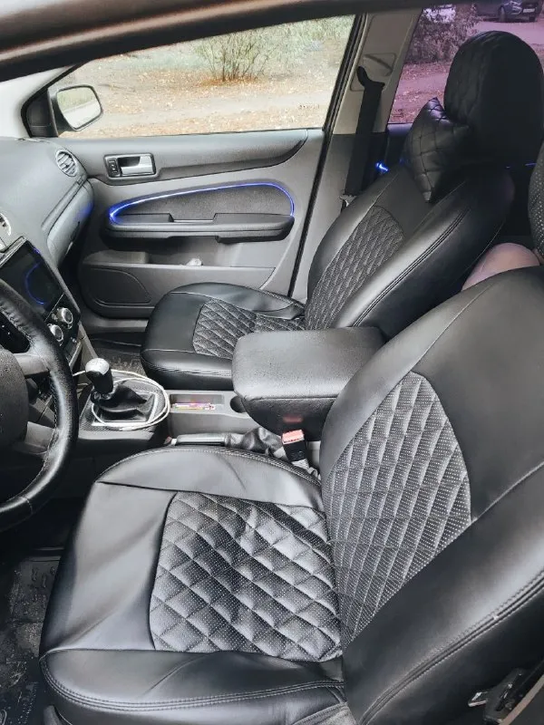 Продам форд фокус 2 2005г выпуска.
Объём 1.6 семейный, хороший ухоженный автомобиль, салон не прокуренный в отличном состоянии. Не смотря на свои года всё работает, подогрев сидений, подогрев переднего и заднего стекла. Два стеклоподъёмника, новый радиатор кондиционера, ходовая перебранная, двигатель и коробка без нареканий. Два комплекта колёс, зимняя резина новая! Стоит газ, зарегистрированный. Камера заднего вида, подсветка-цена 500 торг у капота! +79495850784 - фотография - 6