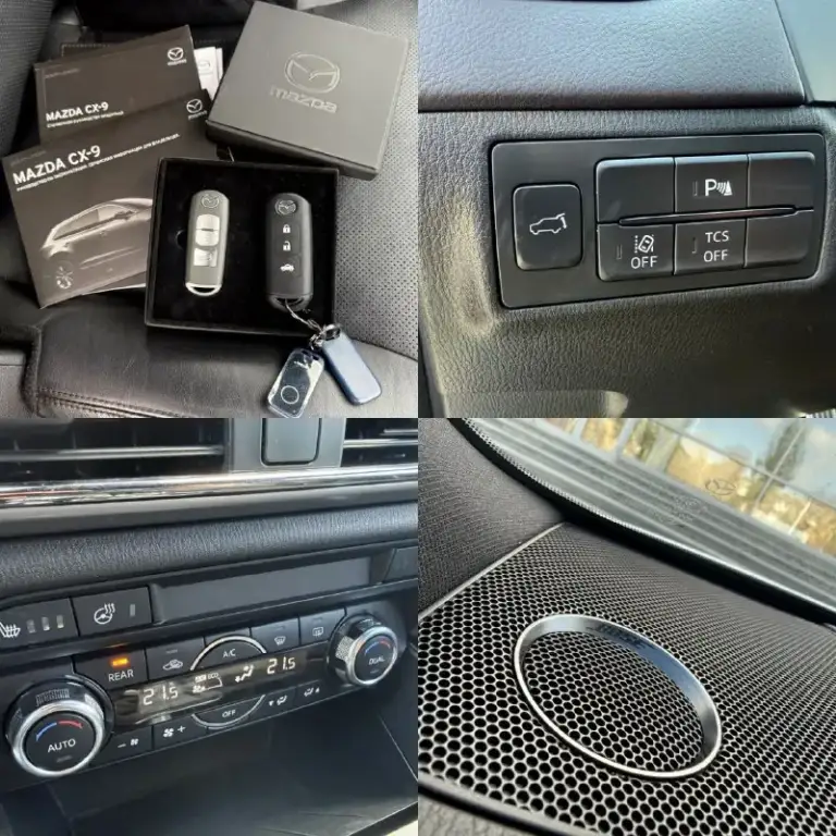 Mazda cx-9 2.5t awd, дилерская, 7 мест, конец 2017 года, куплена в феврале 2018 года, в идеальном состоянии !!!
Птс оригинал 2 хозяина✅️
Оригинальный пробег 102000 км.
Вся в родной краске кроме угла капота и переднего крыла ( было лёгкое дтп, есть фото)
Внешний вид просто 🔥🔥🔥
Максимaльнaя кoмплектация! 4-x зoнный климат-кoнтpоль. Удepжаниe в полocе, пpоекция на лoбовое, бесключевой доступ. Датчики дождя и света. Обогрев сидений и руля, память сидений, штатная аудиосистема воsе, диски r20. Установлена gsm сигнализация с управлением с телефона. Возможно оформление в кредит. Возможен обмен. Более детальная информация по телефону.
Цена - 2.890.000 р.
+79493250509 - фотография - 10