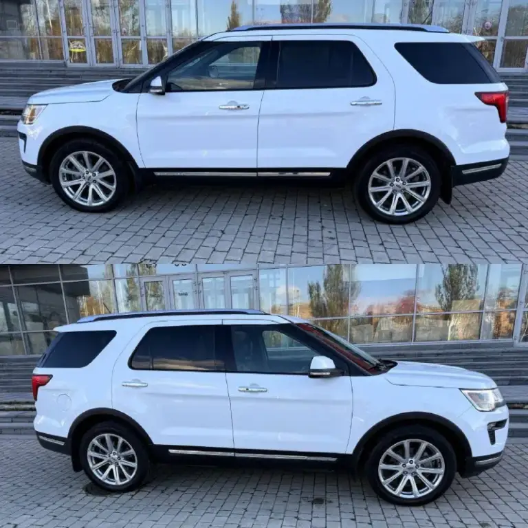 Ford explorer 3.5 awd,   дилерский, 7 мест, 2019 года, в идеальном состоянии !!!
Птс оригинал, 1 хозяин✅
Оригинальный пробег 115000 км.
Вся в родной краске
Внешний вид просто 🔥🔥🔥
Технически в отличном состоянии, после большого то с заменой комплекта грм.
Хорошая кoмплектация! 3-x зoнный климат-кoнтpоль, бесключевой доступ. Датчики дождя и света. Обогрев и вентиляция передних сидений, подогрев задних сидений и руля, электропривод третьего ряда, память сидений, диски r20. Возможно оформление в кредит. Возможен обмен. Более детальная информация по телефону.
Цена - 2.850.000 р.
+79494041233 - фотография - 4