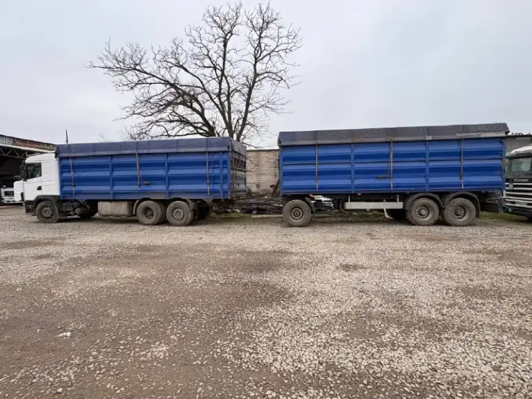Продаётся зерновоз скания 380 r114 2002 г. В.
✔ Полностью рабочий автомобиль + трёхосный прицеп, контейнеровоз грузоподъемность 44т
✔ Год выпуска: 2002
✔ Всё исправно функционирует, автономка и кондиционер, сервисн книга
✅ Готов к эксплуатации сразу после
Прицеп оборудован всеми необходимыми элементами для безопасной перевозки зерна и сельскохозяйственной продукции. Техническое состояние отличное. Транспорт готов к работе.
+79901088808
📲 Tg: @tokmlin
📞 Звоните: +7(990)1088808 - фотография - 1