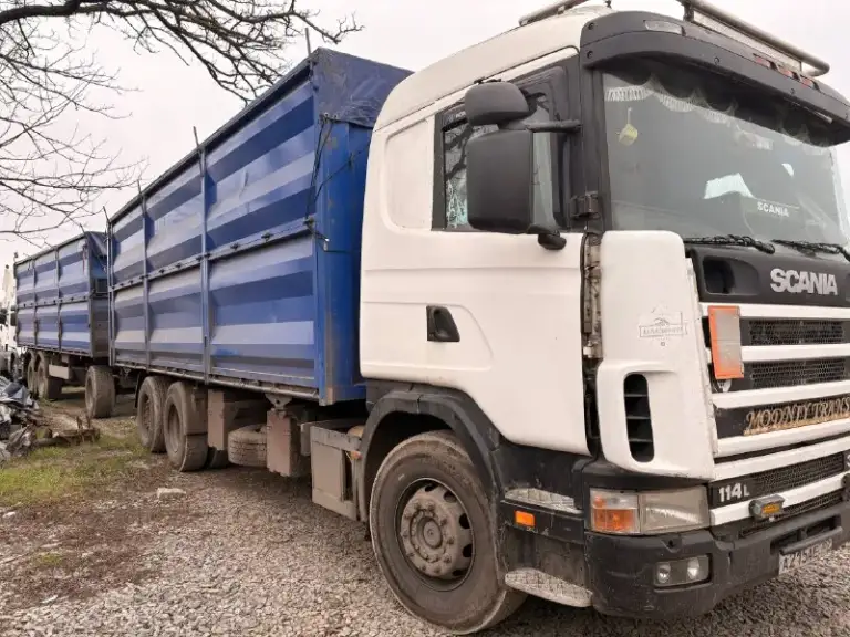 Продаётся зерновоз скания 380 r114 2002 г. В.
✔ Полностью рабочий автомобиль + трёхосный прицеп, контейнеровоз грузоподъемность 44т
✔ Год выпуска: 2002
✔ Всё исправно функционирует, автономка и кондиционер, сервисн книга
✅ Готов к эксплуатации сразу после
Прицеп оборудован всеми необходимыми элементами для безопасной перевозки зерна и сельскохозяйственной продукции. Техническое состояние отличное. Транспорт готов к работе.
+79901088808
📲 Tg: @tokmlin
📞 Звоните: +7(990)1088808 - фотография - 2