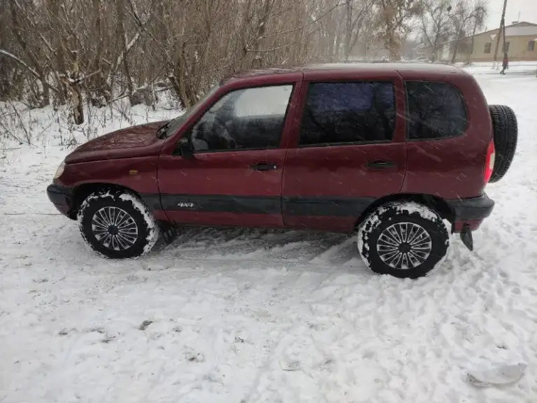 Продам chevrolet niva 2004 год
2 Собственника по птс
Продажа с полным переоформлением
Побег 137000
По машине 2000км назад  было заменено сцепление и замена масла, есть вмятина на крыле, задний мост работает
Цена 450000
Все вопросы в лс или по телефону +79493141397
📲 Tg: @romantik996
📞 Звоните: +7(949)3141397 - фотография - 2