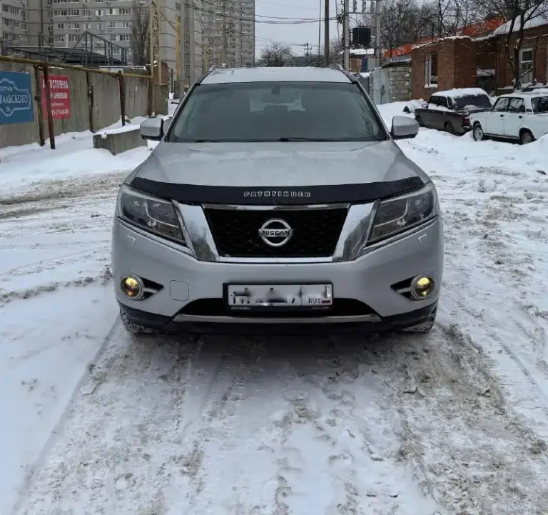 Продам nissan pathfinder 2014 года выпуска, 3,5 (4wd)

Надежный 7-местный внедорожник.
Двигатель и коробка передач работают безупречно. Масло не расходует коробка новая, контрактная.
Кузов весь в родной краске. Гнили нет.
По ходовой части ничего не стучит, не гремит. Кожаный салон.
Максимальная комплектация.
Тел: 79493150468 андрей, 79497450045 юлия.
Цена: 1670 000. Небольшой торг уместен у капота. - фотография - 2