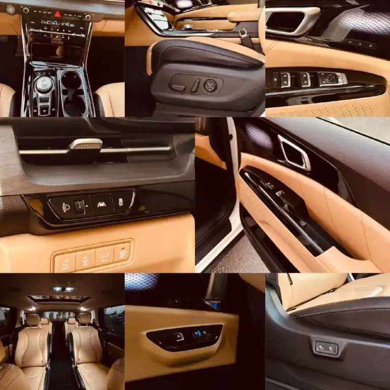 Продам кросвен премиум класса kia carnival 2021 года 2.2 дизель 202 л. С полноценный и надежный автомат 8 ступеней самая максимальная комплектация топ signature 9 мест не путайте с другими комплектациями это разные авто и так пригонял год назад из корее я хозяин на меня оформлена авто состояние нового без дтп вся в родне с оригинальным пробегом 95000 тысяч 100% полы и пороги еще в заводской пленке обслужена все масла фильтра обслуженный у официального дилера есть. Чеки техническое состояние авто без вложений обсолютно
На фото написал что есть в комплектации но не все писать много и все не упомнишь два комплекта колес больше фото пишите телеграмм вацап цена 4м 250 торг реальному +79613916172 - фотография - 7