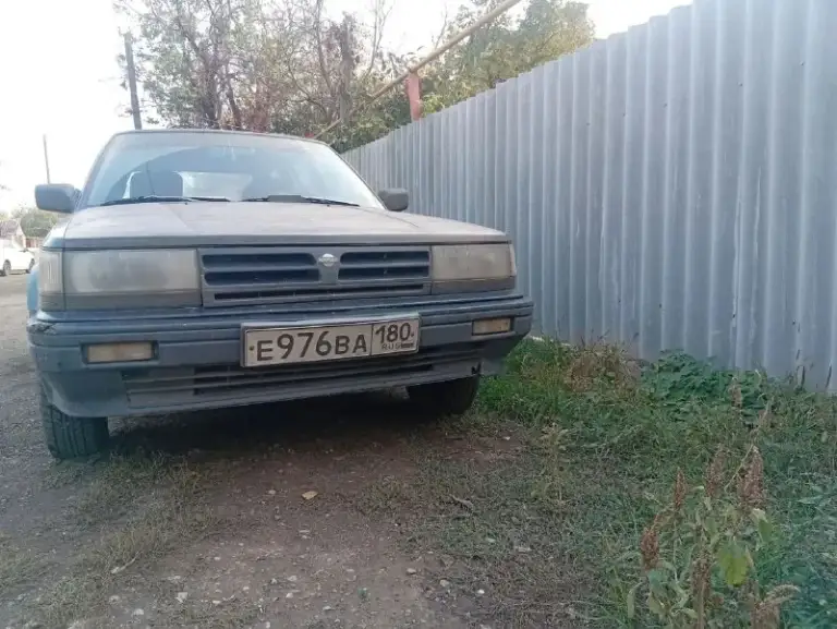 Продам нисан блюберд 86 г, 2.0 двс + гбо, в машине абс, эл. Стеклоподьемники, зеркала с подогревом, огромный багажник, новая зимняя резина, на полном боевом ходу ценник 130₽ г. Енакиево т. +79490064942 - фотография - 2