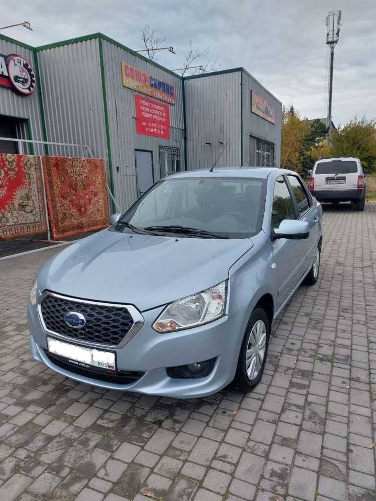 Продам datsun on-do,2017 года,
Двигатель 1.6 бензин,8 клапанов
.
Комплектация:
Гидроусилитель руля, кондиционер, электрозеркала, электростеклоподъемники, абс. Автомобиль в хорошем состоянии,
Пробег 82 тыс. Автомобиль не бит не крашен, кузов без гнили, ржавчин и вмятин, ходовая часть в полном порядке, за автомобилем следили.
Новая резина, диаметр колес на 14. Авто на отличном ходу, работает абсолютно всё
Цена 600 000₽.
Находится в мариуполе,
Номера рф. Второй владелец, все то на сертифицированных сто и зарегистрированы в базе. .
Документы в полном порядке.

Вопросы по телефону, +7 949 714 37 05, +7 985 023 86 54 (телеграмм, ватсап) - фотография - 2