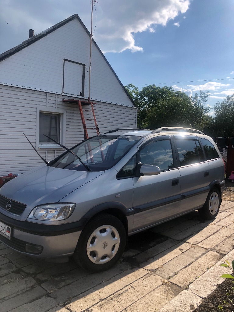 Продам opel zafira, 2001 года, пробег 280 000 км, газ/бензин, двигатель 1,8. Цена-450 000 ₽, т. :+7949 322-60-14. - фотография - 2