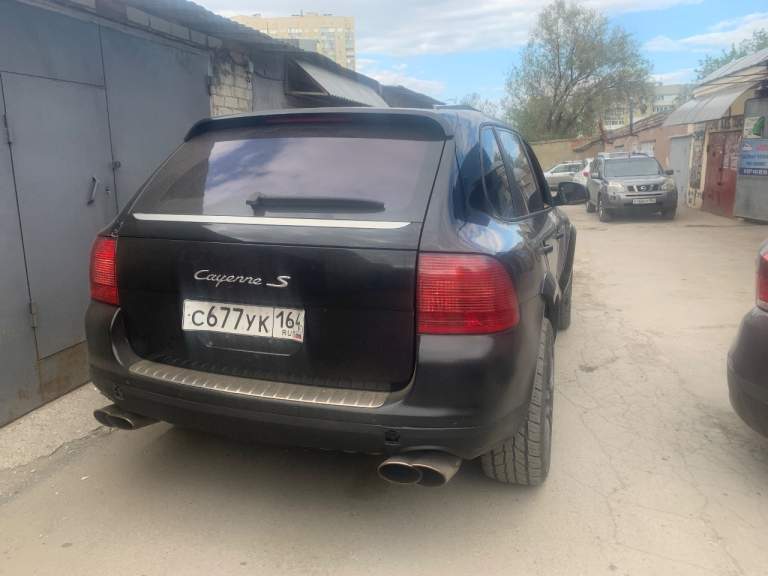 Porsche cayenne s 2004 г. В обвесе magnum мотор 4.5 гильзован атмосферник, работает хорошо. Коробка- переключает отлично ходовка вся целая без пневмы, по электре все работает, новая летняя резина r20 салон чистый, целый, ухоженный стоит хорошая сигнализация «pandora» с автозапуском и прочими настройками по автомобилю, собственник ! Документы чистые любые проверки !!! Продаю в связи с покупкой квартиры
Цена: 640.000
Номер: +79198218383 - фотография - 5