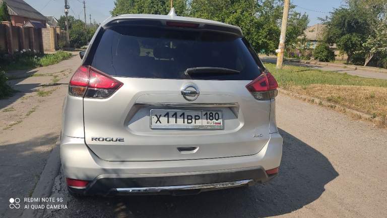 Nissan rouge, г. В.2017, американец, полный привод, серебристый, двс 2,5 л. 180 л. С. Бензиновый на сжиженном углеводороде, газовая установка евро 5, коробка вариатор, все агрегаты в отличном состоянии, салон текстиль, темный, резина новая r 17 kumho, цена !900000 руб. , торг, - фотография - 5
