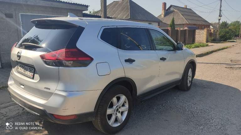 Nissan rouge, г. В.2017, американец, полный привод, серебристый, двс 2,5 л. 180 л. С. Бензиновый на сжиженном углеводороде, газовая установка евро 5, коробка вариатор, все агрегаты в отличном состоянии, салон текстиль, темный, резина новая r 17 kumho, цена !900000 руб. , торг, - фотография - 6