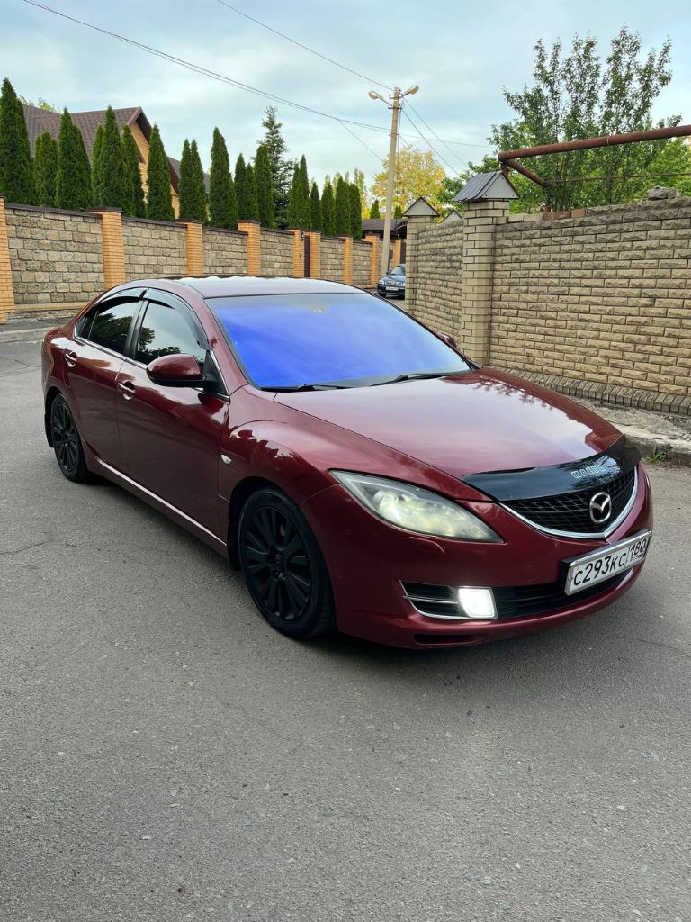 ❗❗❗Срочно❗❗❗mazda 6 gh,2008 года,280тыс. Родного пробега,1.8 мотор, мкпп, очень комфортная и управляемая машинка, комплектация touring:гур, двухзонный климат, круиз, эл зеркала, складывание зеркал, подогрев сидений, обогрев зеркал, зеркало салона с функцией авто затемнения, андроид магнитола, мульти руль, абс, есп, подушки безопасности, датчик света, датчик дождя, парктроник, адаптивный свет afs, сигнализация с обратной связью, два ключа, по салону авто в отличном состоянии, работает каждая функция и кнопочка, машинка обслуживается своевременно, сел и катаешься, по кузову в меру эксплуатации, после полного то, есть небольшие сколы, царапинки, пороги дно и стаканы в отличном состоянии, по документам все отлично, я собственник, переоформление в мрэо, осмотр в г. Макеевка, цена 865000₽, без торга!!!!тел +79493579162. - фотография - 3