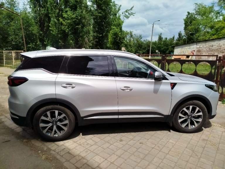 Chery tiggo 7 pro max 2023 года выпуска. Двигатель 1.5 (передний привод), 150 л. С. , вариатор. Пробег 13000. Комплектация максимальная. Цена 2 200 000 р. Тел. 79494227605 - фотография - 2
