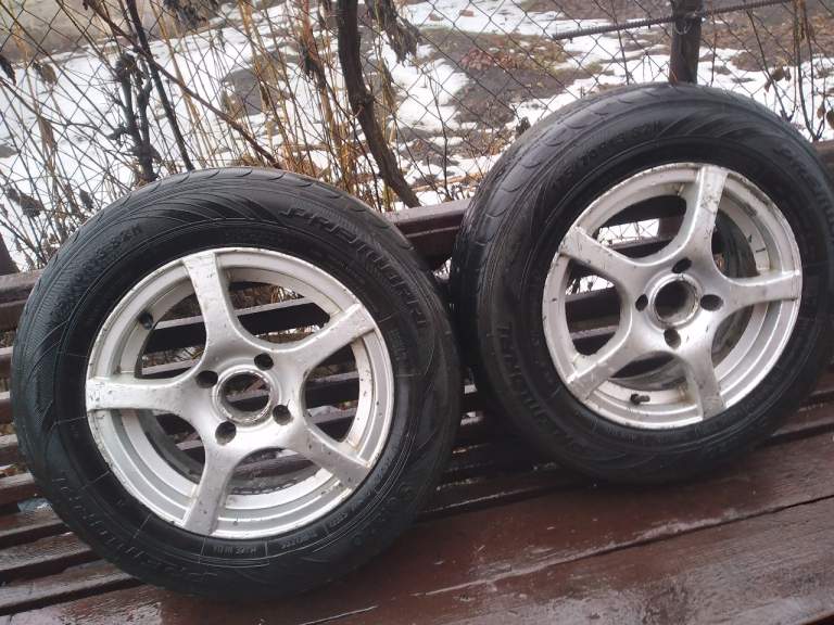 Продам титаны, два р.13 и два р,14,стояли на ваз 2115,г. Снежное. Тел +79494104725,цена 5000 т, за пару. - фотография - 3