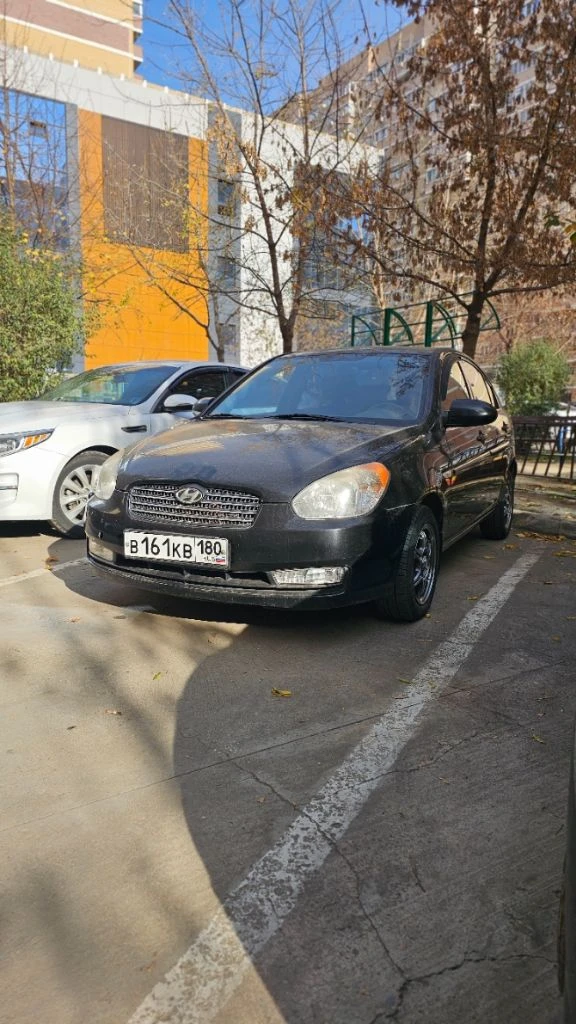 Hyundai accent 1.5 cdi, 2008г, 1.5 дизель, передний привод, механика, пробег 127 000км, цена 580 000р, +79384861240 - фотография - 1