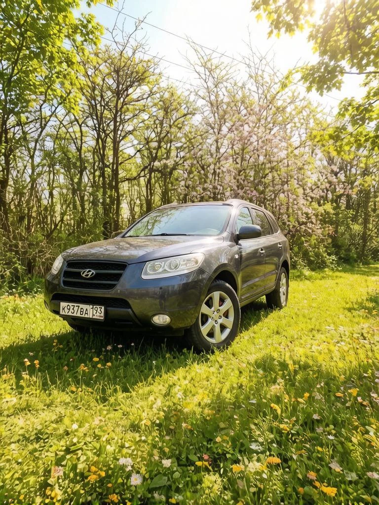 У вас есть возможность приобрести надёжный автомобиль hyundai santa fe 2007 года выпуска на вечном, объёмом 2.2 литра, 150 сильном, дизельном моторе. Средний расход на 100 км 8.5 литров, масло не кушает. Классическая 5 ступенчатая акпп, не пинает, не затягивает, переключает как надо. По кузову есть вторичные окрасы, сколы, царапинки, авто не новое, но ничего критичного. Климат, круиз, подогрев сидений работает. Комплект зимних шин в комплекте. Автомобиль приобретался на замену, пока основной авто находился в ремонте, по тому на учёт на себя не ставил. По цене 840 000, на недостатки скину. Территориально донецк боссе днём, макеевка гвардейка вечером. +79494814840 - фотография - 2