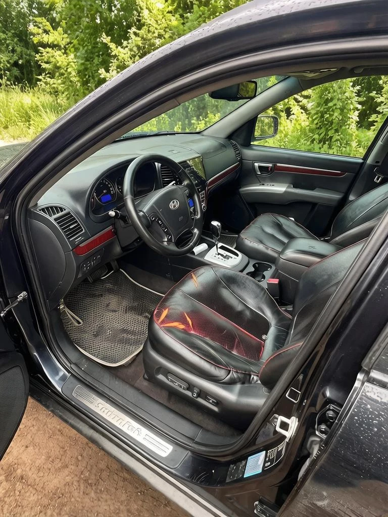 У вас есть возможность приобрести надёжный автомобиль hyundai santa fe 2007 года выпуска на вечном, объёмом 2.2 литра, 150 сильном, дизельном моторе. Средний расход на 100 км 8.5 литров, масло не кушает. Классическая 5 ступенчатая акпп, не пинает, не затягивает, переключает как надо. По кузову есть вторичные окрасы, сколы, царапинки, авто не новое, но ничего критичного. Климат, круиз, подогрев сидений работает. Комплект зимних шин в комплекте. Автомобиль приобретался на замену, пока основной авто находился в ремонте, по тому на учёт на себя не ставил. По цене 840 000, на недостатки скину. Территориально донецк боссе днём, макеевка гвардейка вечером. +79494814840 - фотография - 7