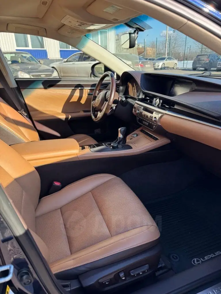 Lexus es 350. Синий 3.5 автомат. Круиз, климат, коньячный кожаный салон в идеале. Авто в шикарном состоянии 5 из 5. +79493091622 игорь. - фотография - 18