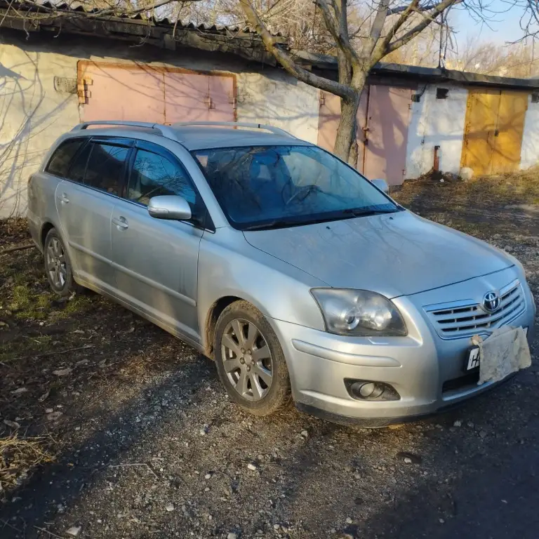 Toyota avensis универсал ii поколение рейсталинг, 2006 г. , пробег 231000 км, коробка механическая, объем 2,0, цвет серый металлик, бензин, состояние отличное, +79493715624 - фотография - 1