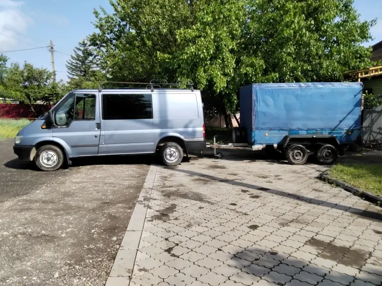 Продам форд транзит 2004 год 1,9 турбо 85 л с кондиционером 5 ступенчатая коробка передач плюс прицеп - фотография - 5